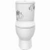 Унитаз-компакт Sanita Luxe Art Flora
